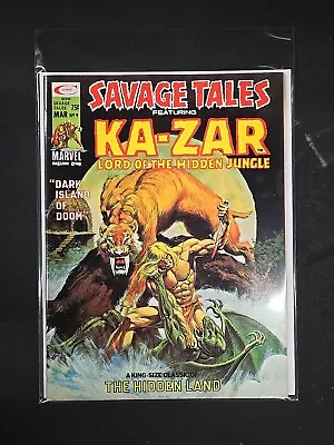 Buy Marvel Magazine Savage Tales Ka-Zar #9 Adult Fantasy 1975 • 7.76£