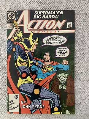 Buy Dc Comics: Action Comics No# 592 1987 FN/VF Superman • 0.99£