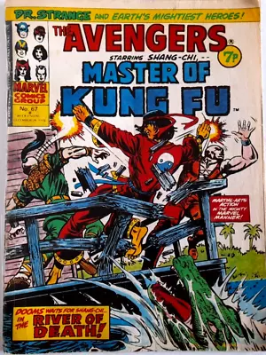 Buy The Avengers UK Comic No # 67 December 28th 1974 MARVEL Dr Strange, Shang Chi • 3.88£