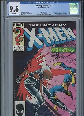 Buy Uncanny X-Men #201 1986 CGC 9.6 (1st App Of Cable As A Baby) • 38.83£