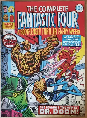 Buy The Complete Fantastic Four #11 Marvel Comics UK 1977 • 3.07£