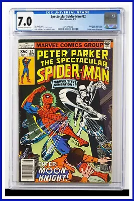 Buy Spectacular Spider-Man #22 CGC Graded 7.0 Marvel 1978 Newsstand Comic Book. • 55.92£