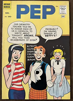 Buy Pep Comics #143 1960 VG+ Range • 58.25£