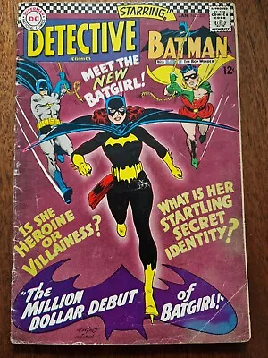 Buy DETECTIVE COMICS #359 - 1st Appearance Batgirl & SA Killer Moth DC Comics 1967 • 325£