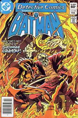 Buy Detective Comics #523 (Newsstand) FN; DC | Batman Solomon Grundy February 1983 - • 19.40£