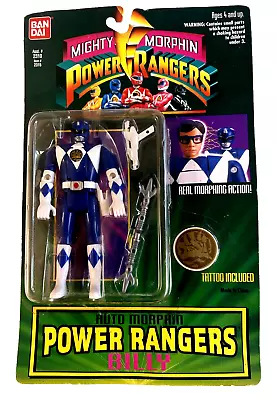 Buy POWER RANGER - BLUE RANGER - BILLY On Card WITH ACCESSORIES • 6.29£