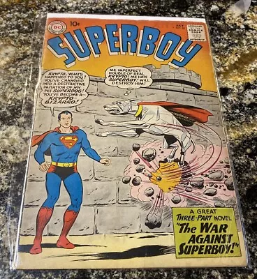 Buy Superboy #82 1st Bizarro Krypto C/a + 1st Fp Ad For Sa Green Lantern Showcase 22 • 27.23£