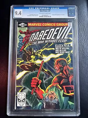 Buy Daredevil #168 CGC 9.4 Vol 1 Incredible Book! 1st Appearance Of Elektra 1981🔑🔥 • 427.13£