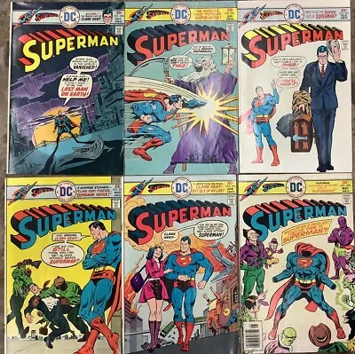 Buy Superman 294-299 DC 1975/76 Comic Books • 15.52£