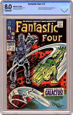 Buy Fantastic Four #74 CBCS 8.0 1968 22-0907786-001 • 132.02£