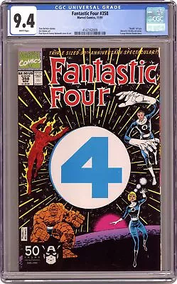 Buy Fantastic Four #358 CGC 9.4 1991 4147162009 • 42.71£