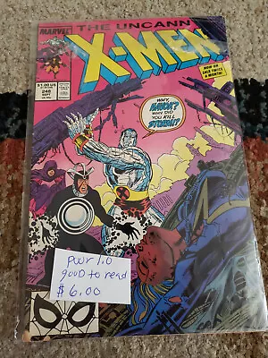 Buy Uncanny X-Men 248  1st Jim Lee Work X-Men Issue! Chris Claremont! Marvel • 3.10£