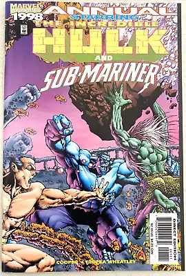 Buy The Incredible Hulk & Sub-mariner Annual. 1st Series-1998. Marvel. Vfn/nm 9.0 • 5.39£