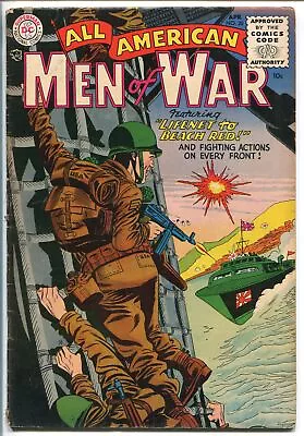 Buy ALL AMERICAN MEN OF WAR #20-1955-WWII-DC-SILVER AGE-RUSS HEATH-JOE KUBERT-vg • 64.37£