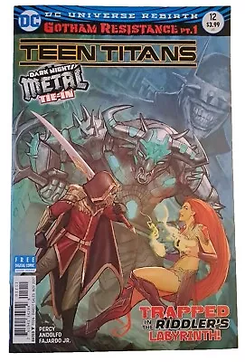Buy Teen Titans #12 - 1st Batman Who Laughs - 1st Printing - DC Comics • 43.99£