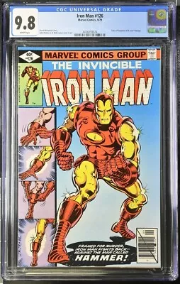 Buy Iron Man #126 1979 Marvel Comics CGC 9.8 Tales Of Suspense #39 Homage White Pgs • 280.54£