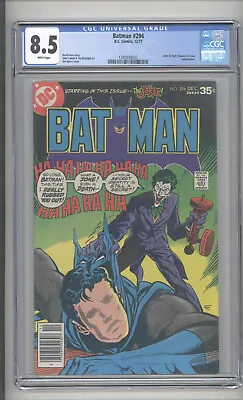Buy Batman  #294   Cgc 8.5   Joker  Cover   • 112.61£