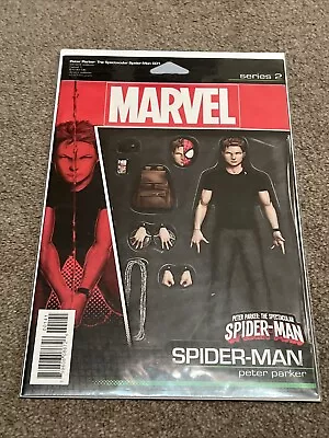 Buy Peter Parker: Spectacular Spider-Man #1 (Marvel, 2017) Action Figure Variant • 1£