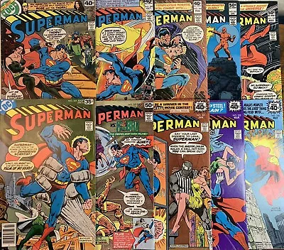 Buy Superman Comic Lot 325-357 (10 Books) 331 DC VG-VF+ • 17.09£