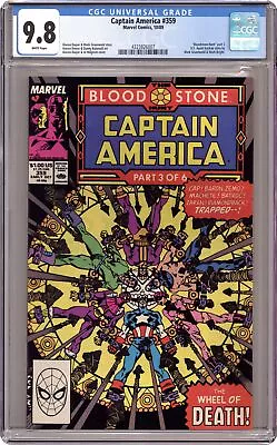 Buy Captain America #359 CGC 9.8 1989 4323826007 • 62.24£