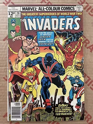 Buy The Invaders #20 - 1977 - Vol.1 - Minor Key - (9169) Bronze Age - Marvel Comics • 17.99£