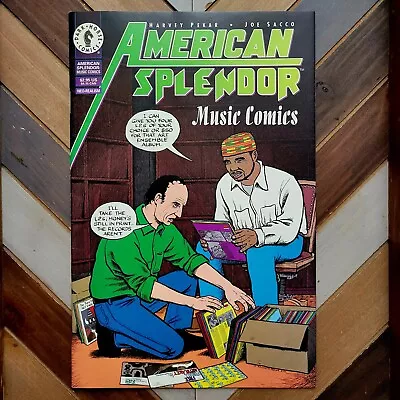 Buy AMERICAN SPLENDOR Music Comics #1 FN+ (1997) Harvey Pekar / Joe Sacco ONE-SHOT • 16.29£