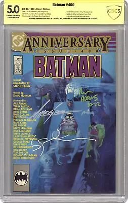 Buy Batman #400 CBCS 5.0 SS Grell/Adams/Sienkiewicz 1986 23-0AFB6AC-038 • 166.97£