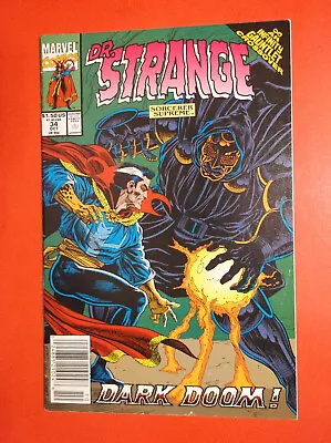 Buy DOCTOR STRANGE SORCERER SUPREME # 34 - VF- 7.5 - 1991  1st DARK DR DOOM APP • 5.05£