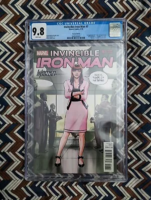 Buy Invincible Iron Man #7 1st Riri Williams - CGC 9.8 - Women In Power Variant  • 140£