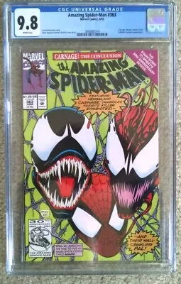 Buy Amazing Spider-Man #363 - CGC 9.8 - Carnage & Venom!! • 58.24£