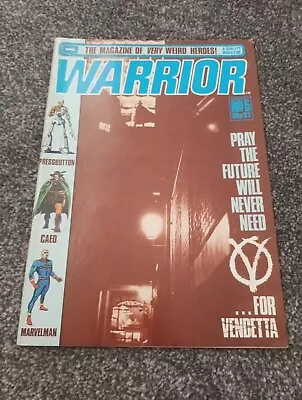 Buy WARRIOR # 5 V FOR VENDETTA MARVELMAN ALAN MOORE 1982 (Tb) • 14.99£