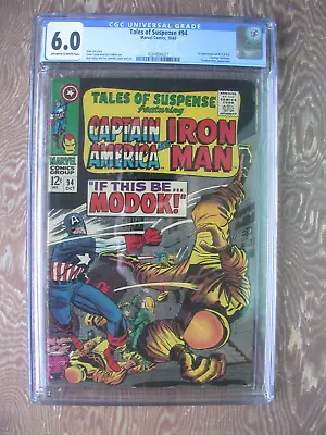 Buy Tales Of Suspense #94 CGC 6.0   1967  1st Appearance Of M.O.D.O.K. • 135.91£