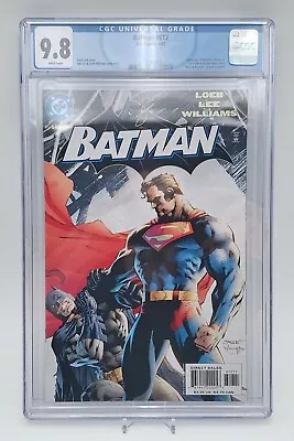 Buy DC Comics Batman #612 CGC 9.8 Jim Lee Superman Hush Key Issue Rare! • 93.19£