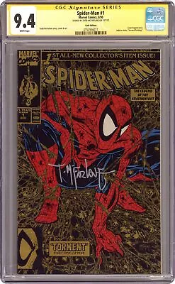 Buy Spider-Man #1 McFarlane Direct Gold 2nd Printing CGC 9.4 SS Todd McFarlane 1990 • 194.15£