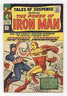 Buy Tales Of Suspense #58 VG- 3.5 1964 • 100.96£