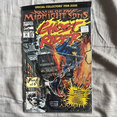 Buy Ghost Rider #28-1992 Nm 9.4 1st Caretaker , Midnight Sons & Lilith 2 / Sealed • 38.83£