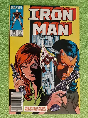 Buy IRON MAN #203 NM Newsstand Canadian Price Variant RD6123 • 12.54£