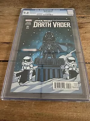 Buy Star Wars DARTH VADER #1 Black Krrsantan 1st App CGC 9.8 2015 YOUNG VARIANT • 97.08£