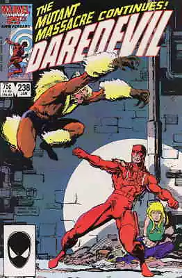 Buy Daredevil #238 FN; Marvel | Sabretooth Mutant Massacre - We Combine Shipping • 7.75£
