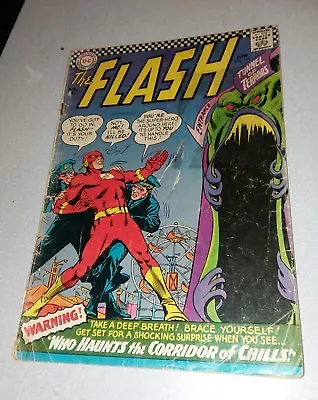 Buy THE FLASH #162 1966 DC COMICS Silver Age TUNNEL OF TERRORS Classis Superhero • 12.13£