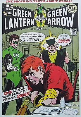 Buy GREEN LANTERN Retro DC Comic Cover Repro Poster Issue #85 1971 . • 3.99£