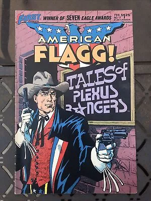 Buy American Flagg #17  Publisher First | Howard Chaykin Feb 10, 1985. • 15.53£