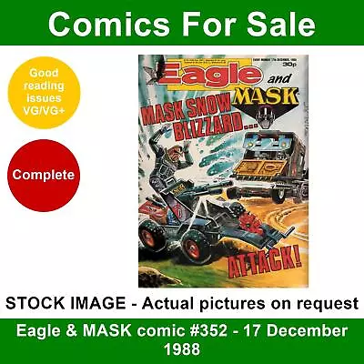 Buy Eagle & MASK Comic #352 - 17 December 1988 - VG/VG+ • 3.99£