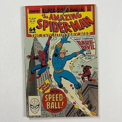 Buy Amazing Spider-man Annual 22 1st Appearance Speedball (1988, Marvel Comics) • 13.97£