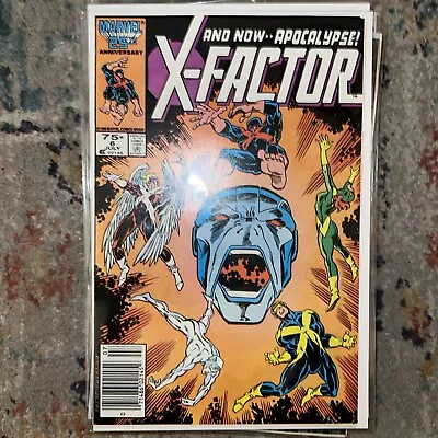 Buy X-Factor #6 NEWSSTAND 1st Full Apocalypse High Grade Condition 🔑🔥 • 38.79£