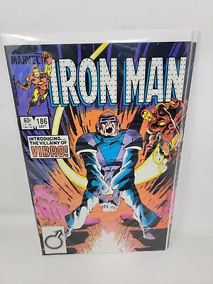 Buy IRON MAN #186 1984 Marvel 9.0 LUKE MCDONNELL COVER ART • 5.43£