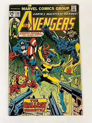 Buy The Avengers #144 First Appearance Of Hellcat (Marvel Comics February 1976) • 27.17£