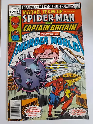Buy Marvel Team-Up #66 Feb 1978 VGC/FINE 5.0 Spider-Man And Captain Britain • 9.99£