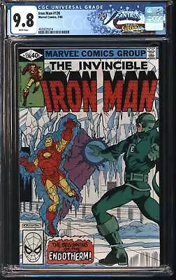 Buy Marvel Comics Iron Man 136 7/80 FANTAST CGC 9.8 White Pages • 102.51£