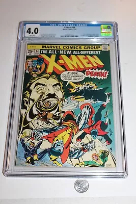 Buy CGC 4.0 White Pages X-Men 94 1975 2nd New Team APP Grail Key Book Claremont NICE • 326.17£